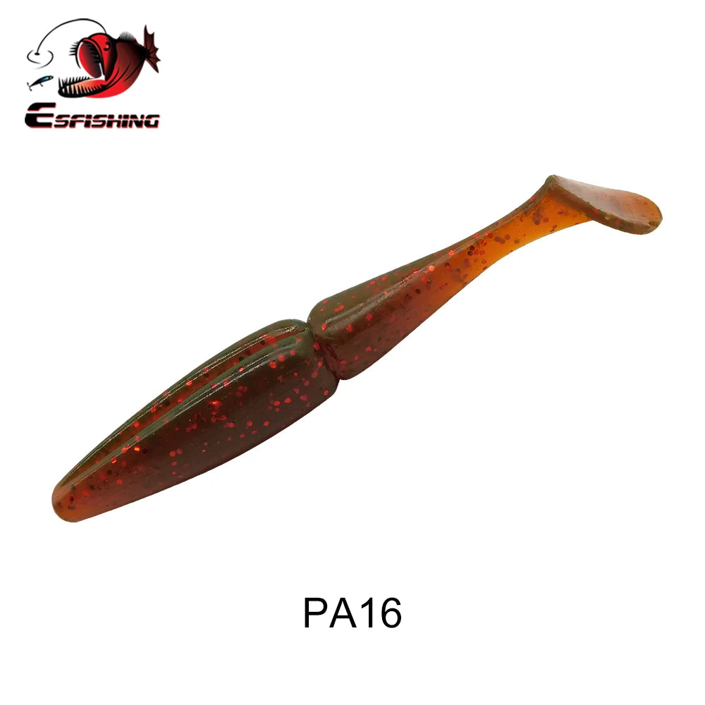 ESFISHING Pike, Walleye, Bass Fishing Lure 100mm125mm155mm 200mm- Easy Shiner- boot tail